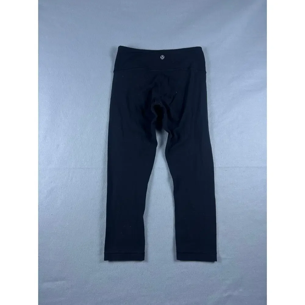 Lululemon Leggings Womens 4 Black Skinny Performance Athletic Workout Training